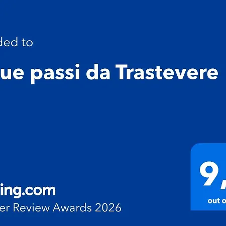 A Due Passi Da Trastevere Apartman *